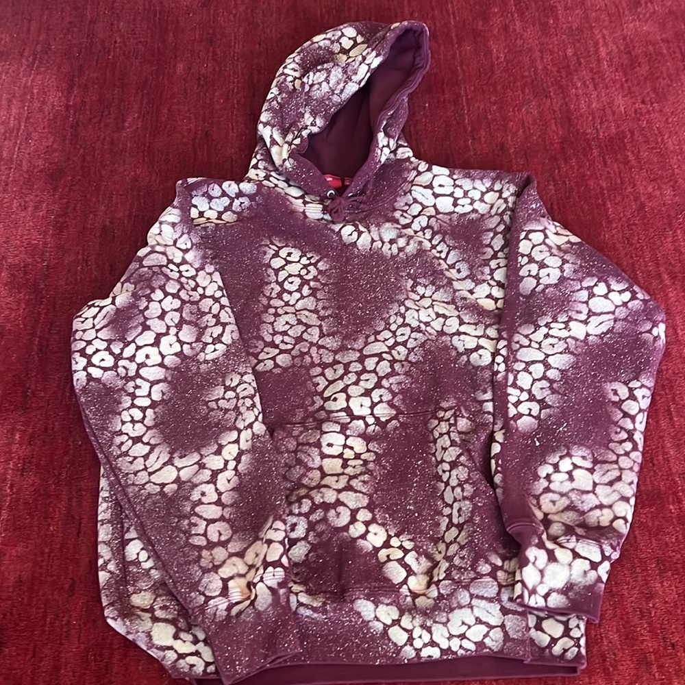 Supreme Bleached Leopard Hoodie